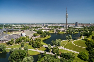 München, Luftaufnahmen Der Stadt
